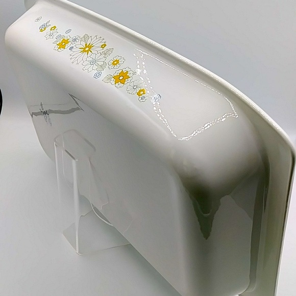 Corning Ware Roaster Pan “Floral Bouquet” Vintage. P-76-B. Made in USA. 17x 11” - Picture 12 of 14